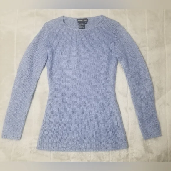 Tristan & Iseut Blue Sweater and Shrug Set Size S - Picture 2 of 8